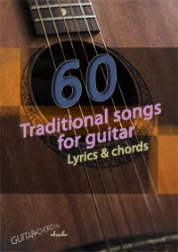 Traditional Songs for guitar ebook cover